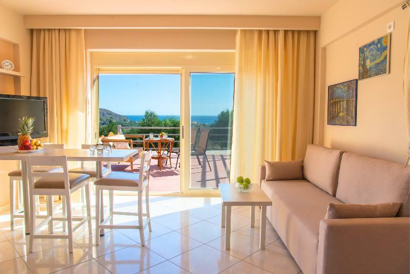 Aqua Blue Villas With Heated Pool Mathés Dış mekan fotoğraf